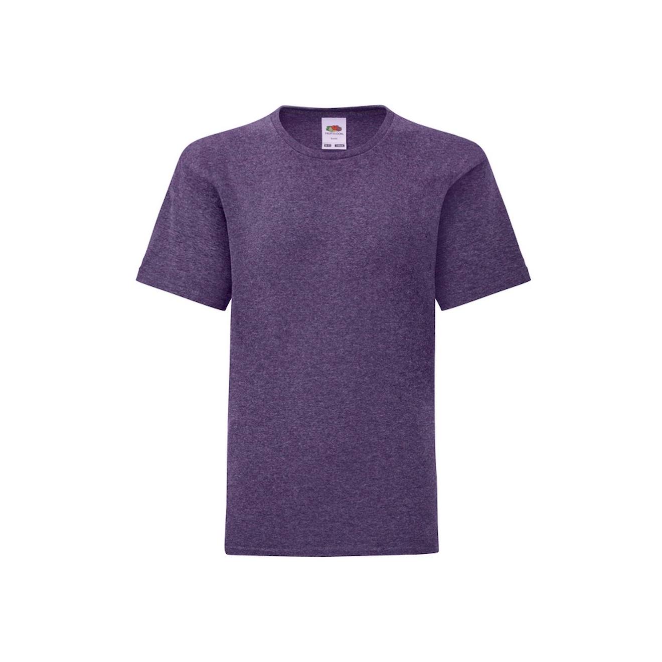 T-shirt Iconic Coton Iconic 150 Violet Chiné