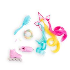 -Ensemble accessoires coiffure arc-en-ciel pour poupée corolle girls