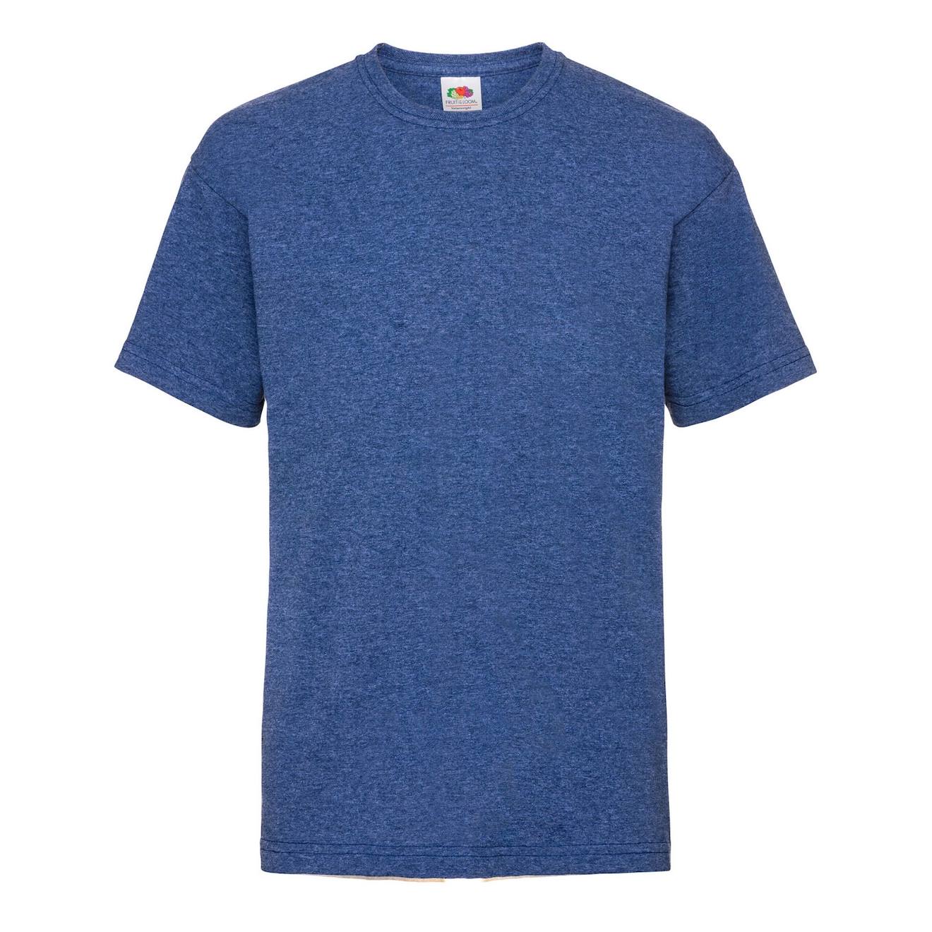 T-shirt Coton Valueweight Bleu Roi Chiné