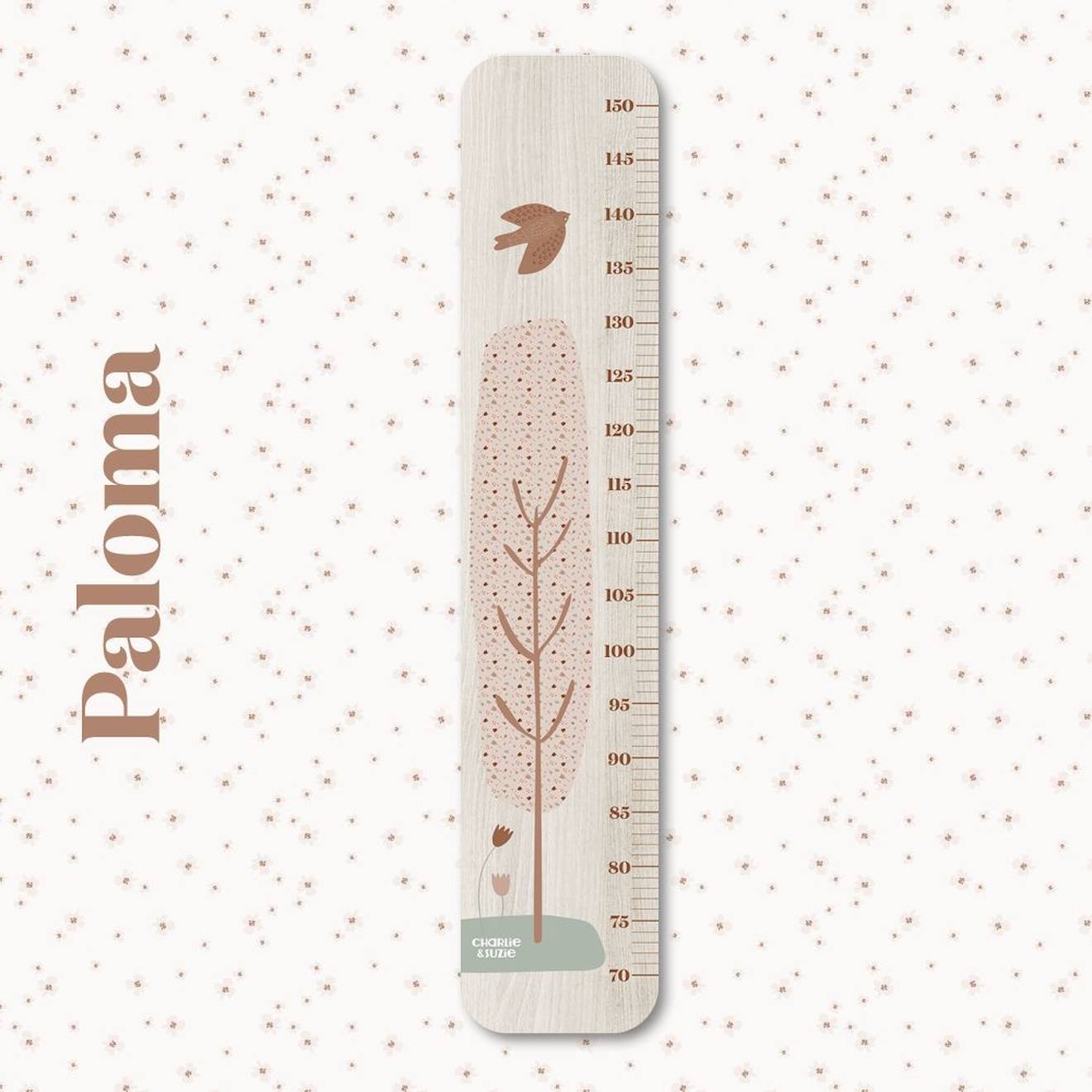 Toise En Bois Paloma L'arbre Liberty Multicolore