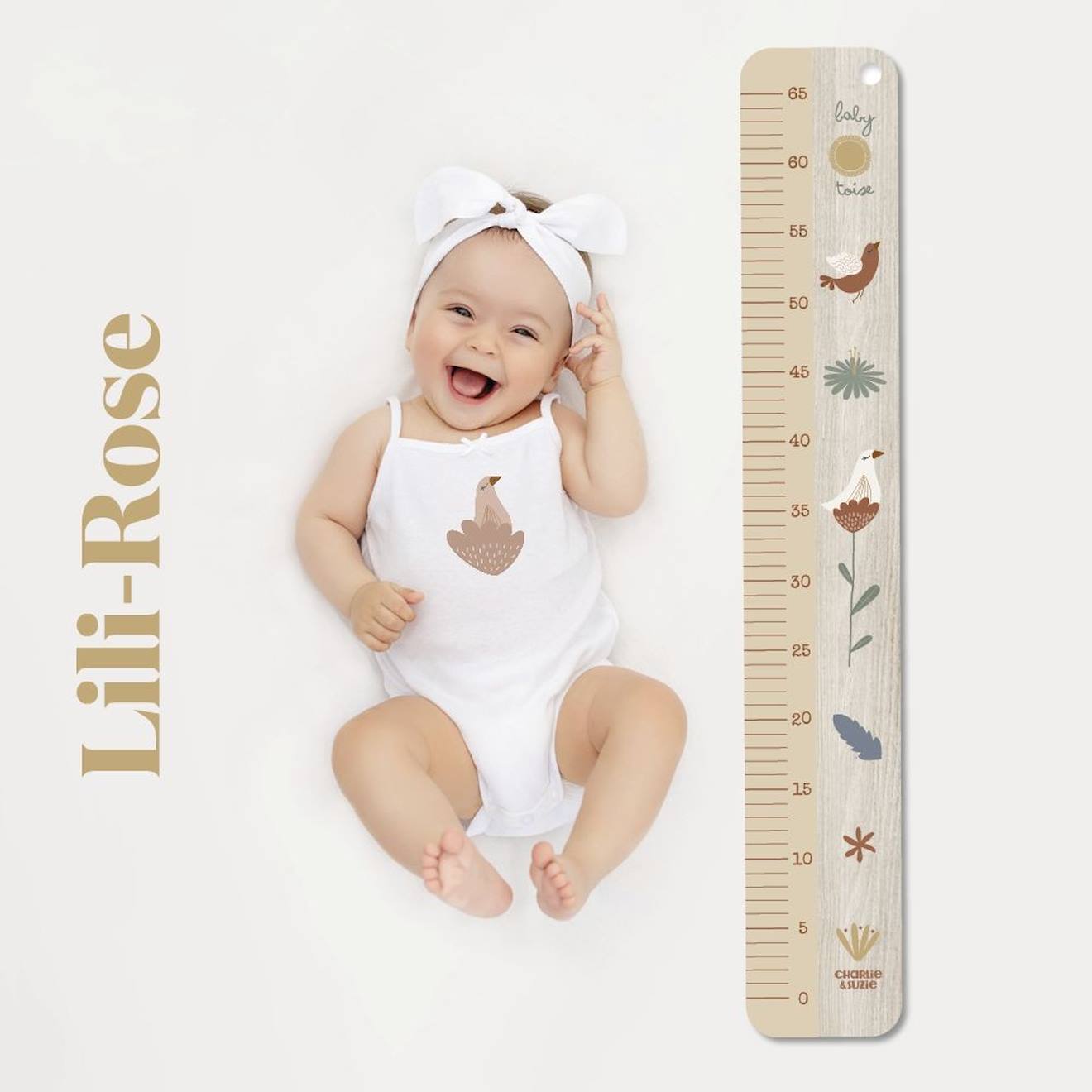 Charlie & Suzie - Baby Toise En Bois Lili-rose Multicolore