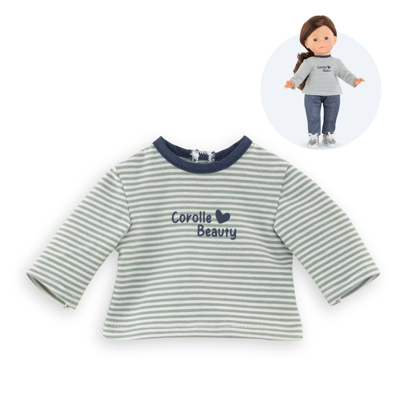 Corolle - T-shirt Rayé Manches Longues Pour Poupée Ma Corolle Multicolore