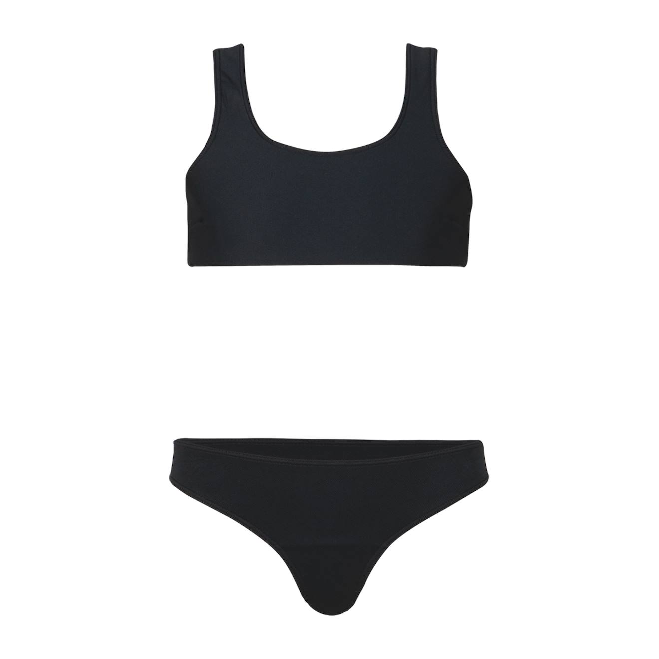 Maillot De Bain Menstruels 2 Pièces Noir