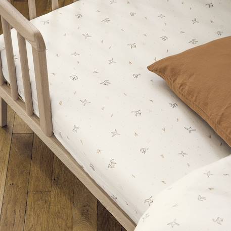 Kadolis - Drap Housse Coton Bio Pour Lit Bébé L'envolée L'envolée