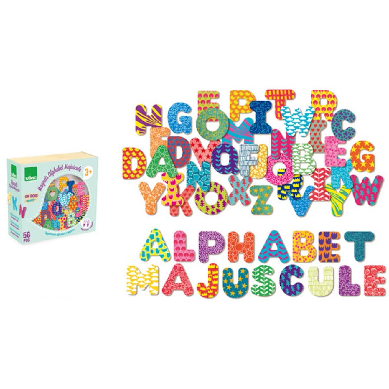 Vilac - Magnets Alphabet Majuscule Bleu