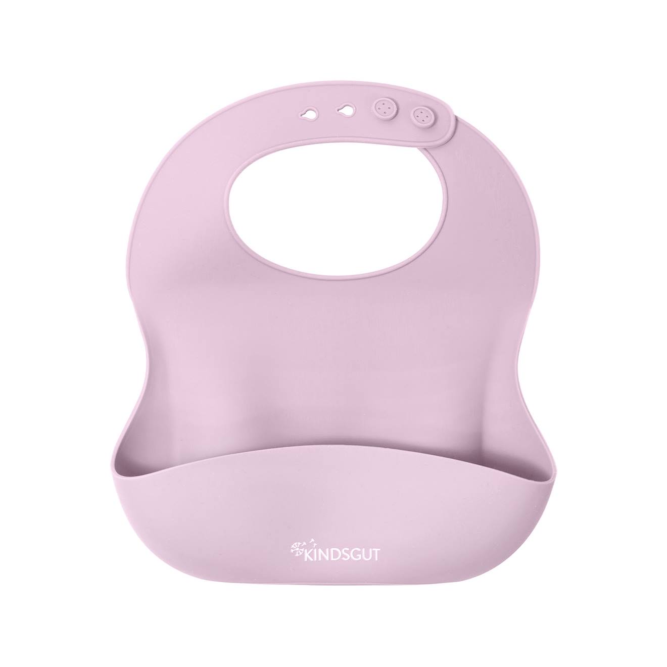 Bavoir Bébé En Silicone Rose Pâle