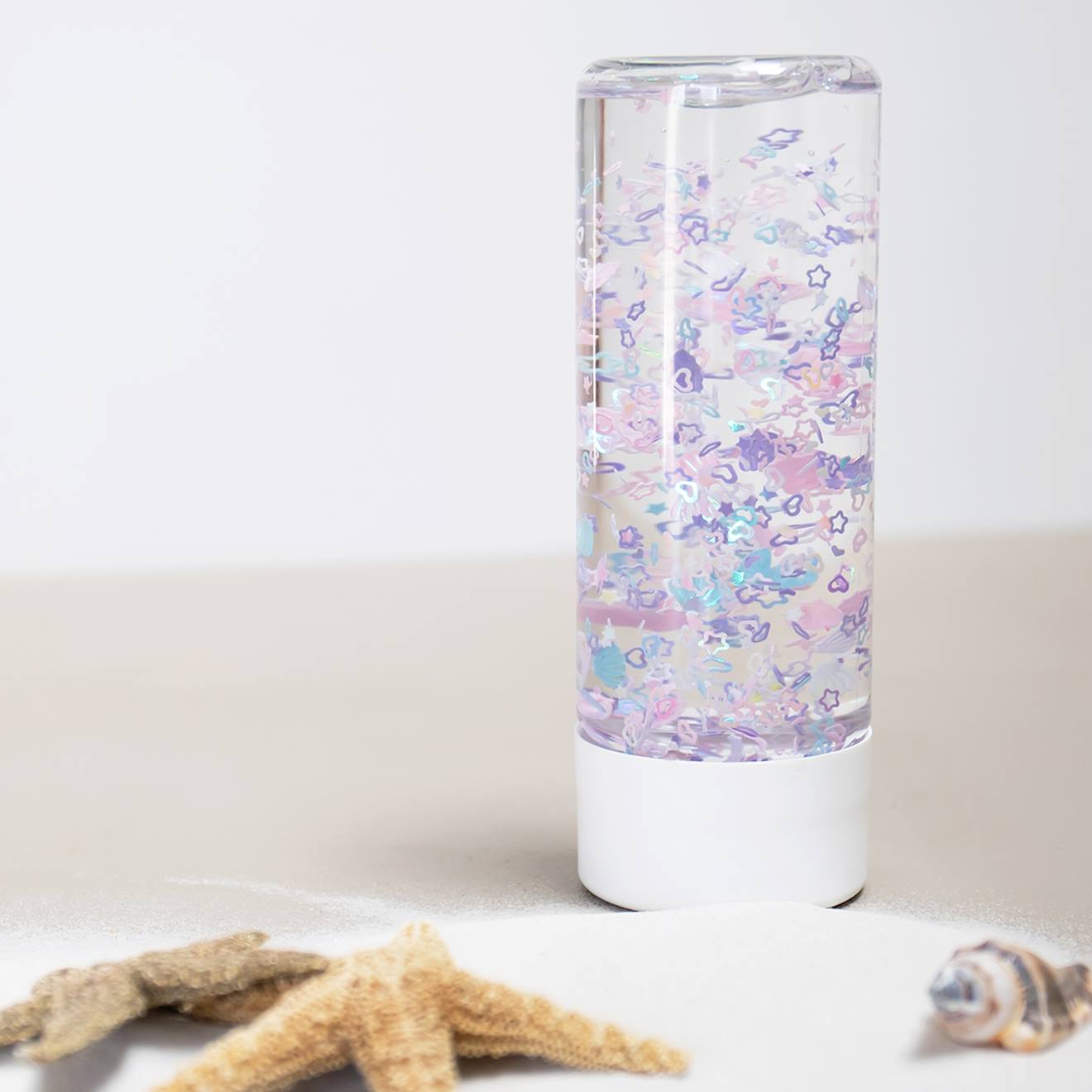 Bouteille Sensorielle Coquillages Bleu
