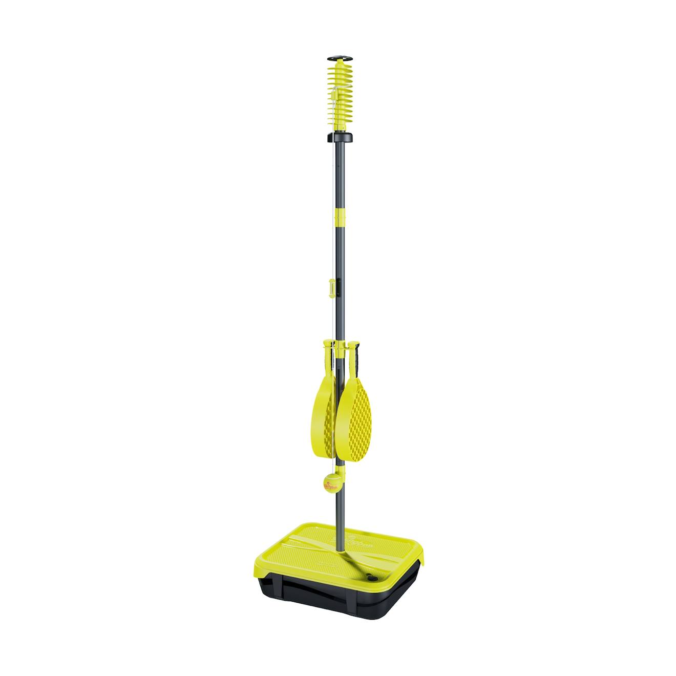Jeu De Balle Swingball Toutes Surfaces Pro Métal Noir - Jaune
