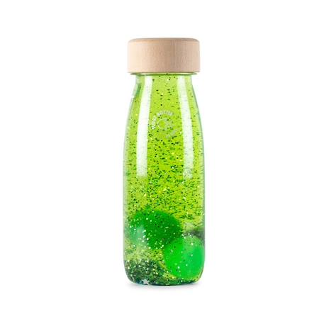 Petit Boum - Bouteille Sensorielle Float Magic Flottante Vert