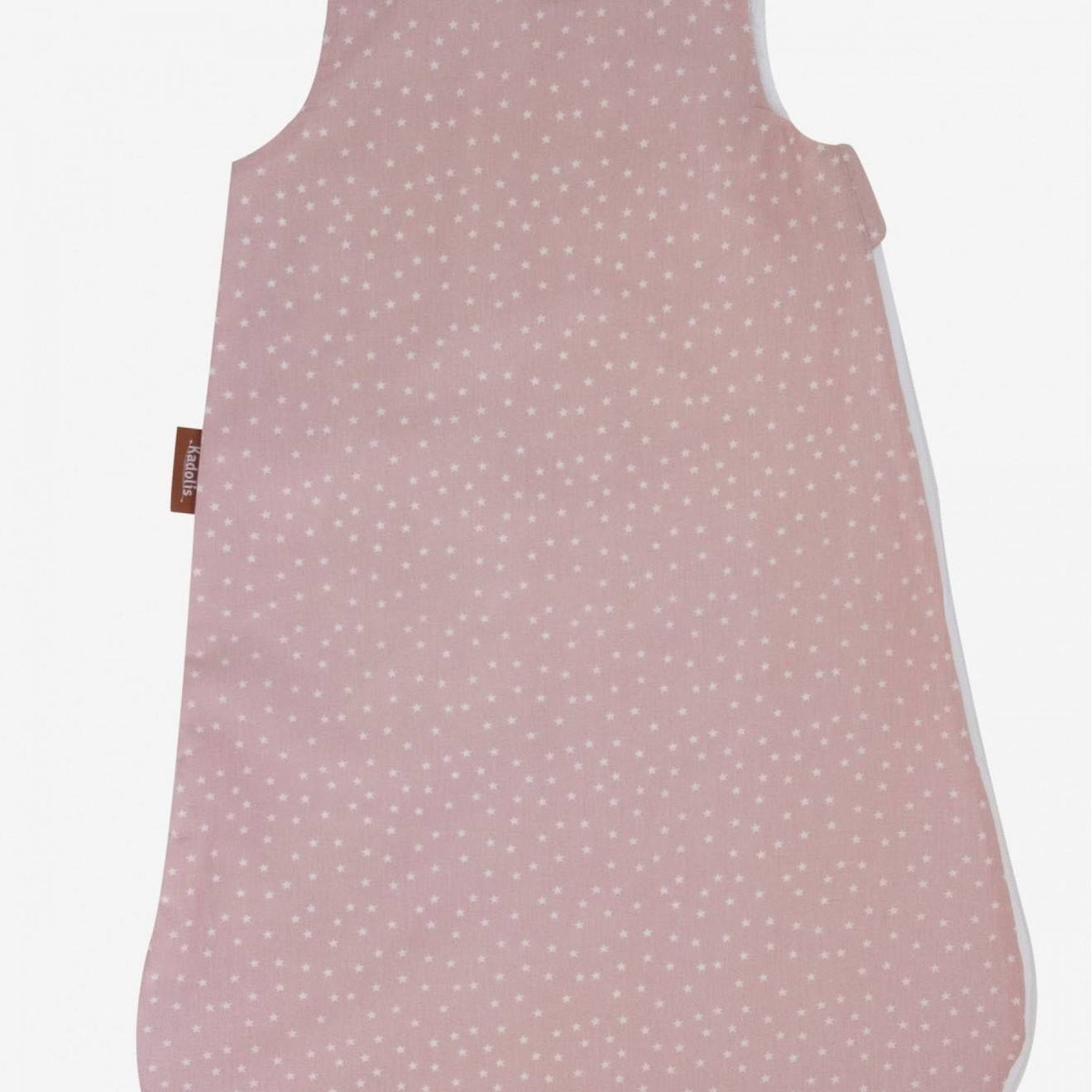 Kadolis - Gigoteuse Coton Bio Motifs Étoiles - Hiver Rose
