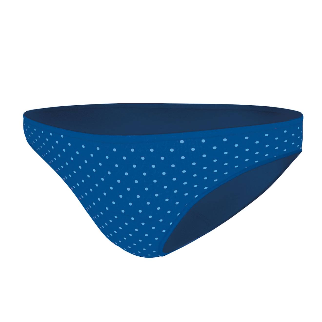 Culotte Menstruelle Imprimé Pois Bleus