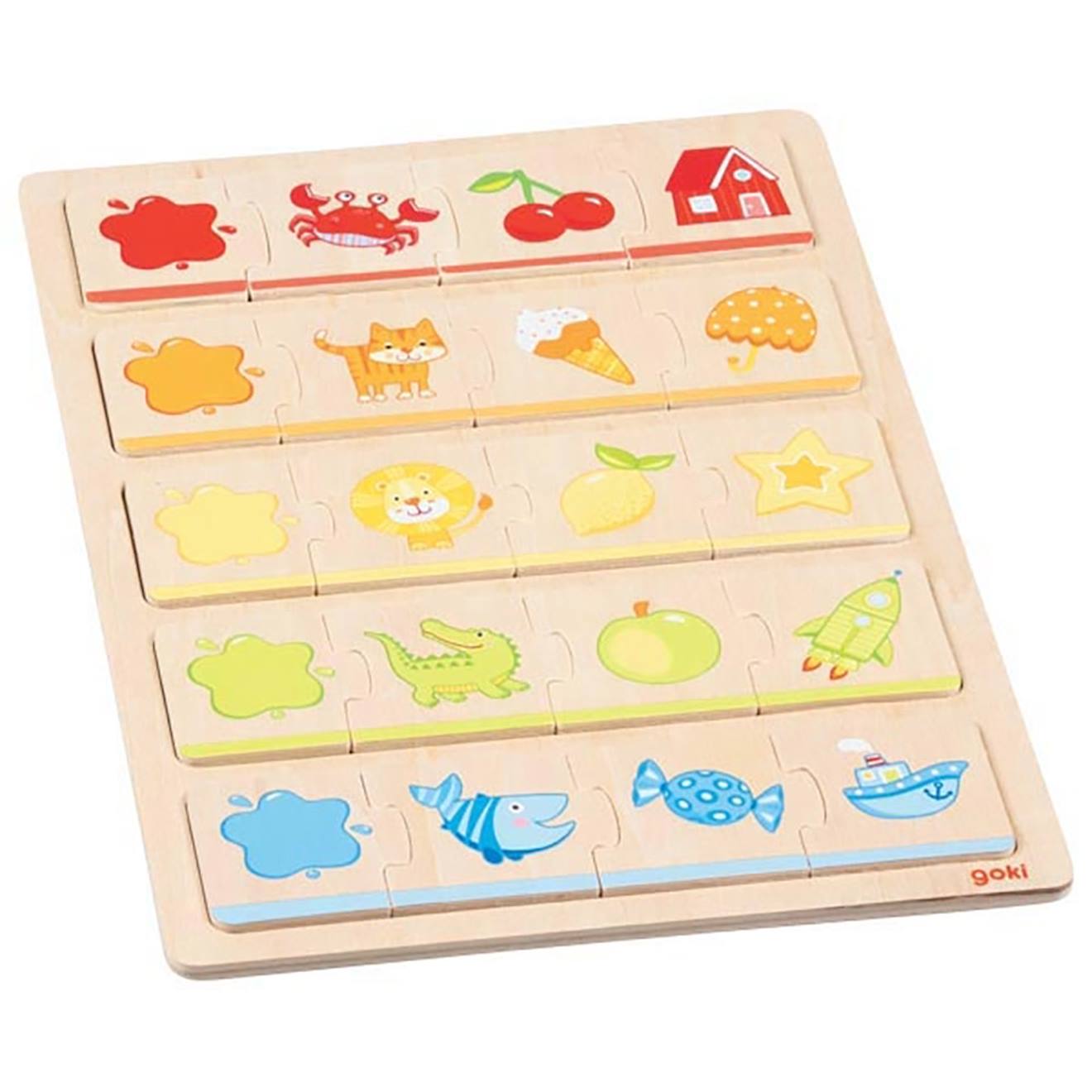 Puzzle Apprendre Les Couleurs Multicolore