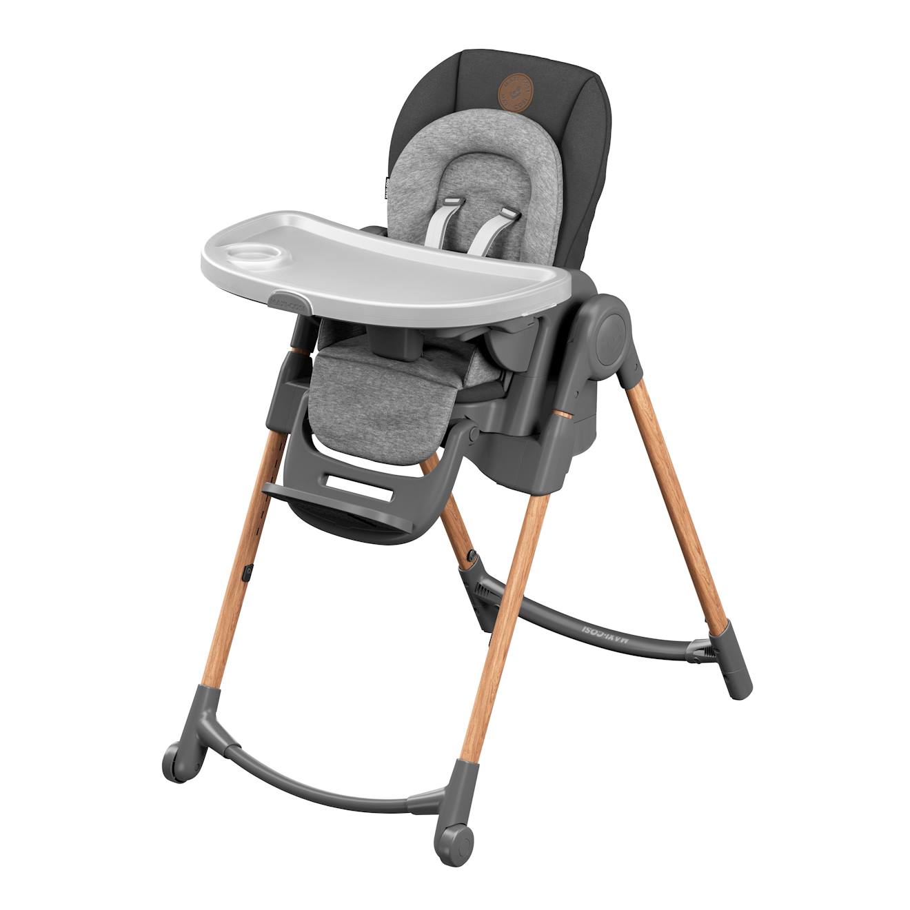 Chaise Haute Bébé Evolutive Minla Essential Graphite