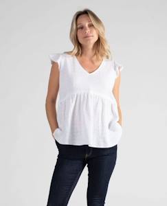 Vêtements de grossesse-Allaitement-Haut papillon de grossesse et d'allaitement suzanne