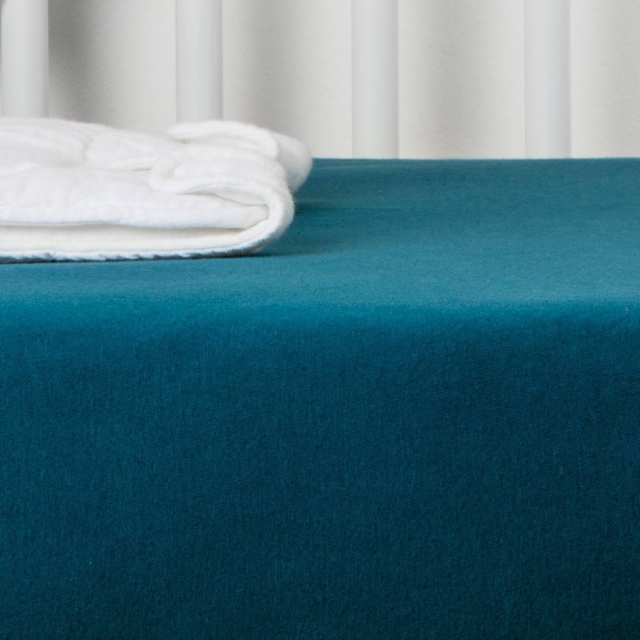 Kadolis - Drap Housse Coton Bio Jersey Pour Lit Bébé Bleu Nuit