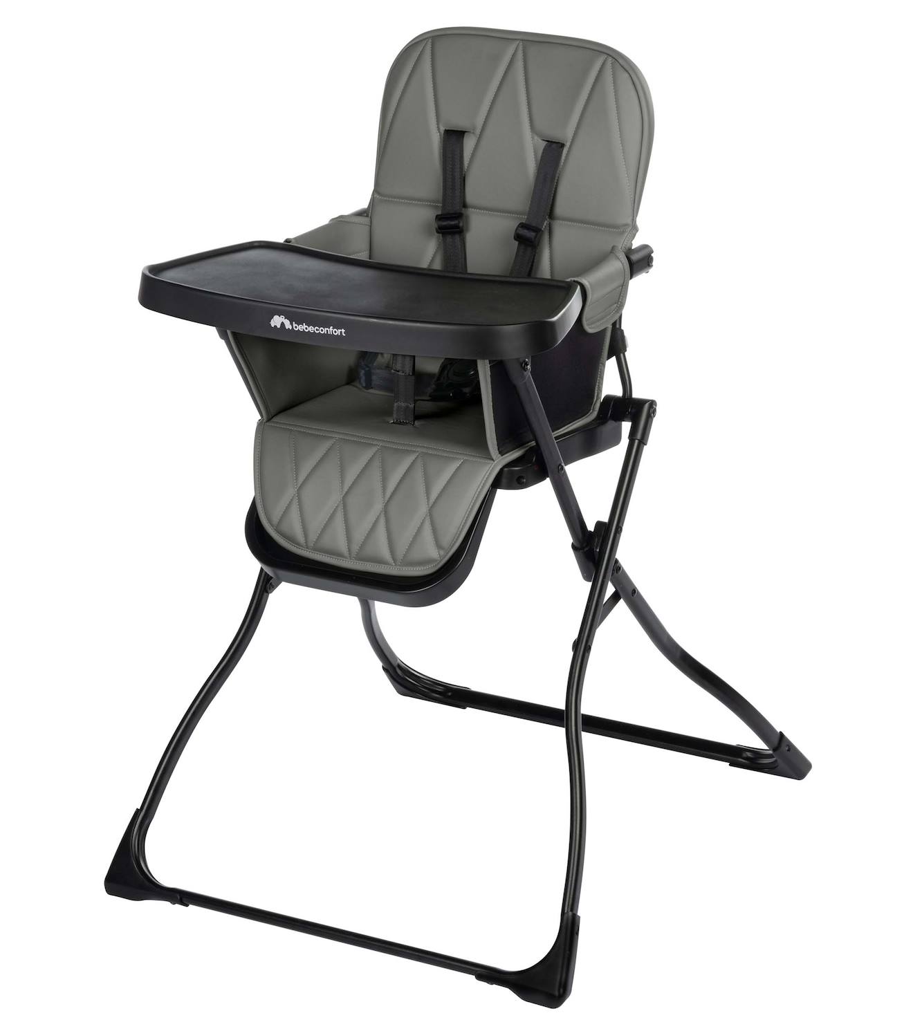 Chaise Haute Bébé Ultra Compacte Lily Mineral Gray