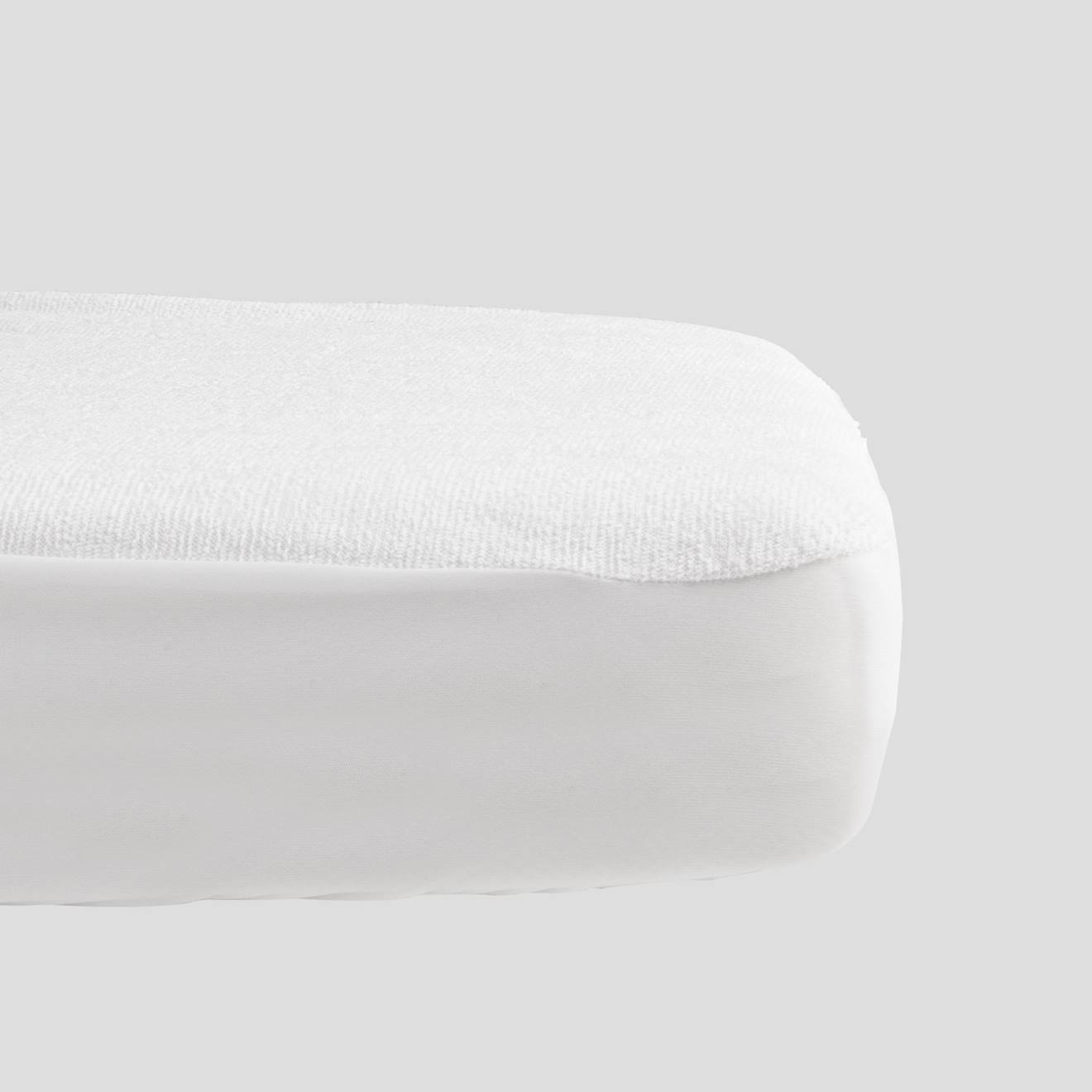 Alèse Bébé Imperméable Bouclette Coton Bio Blanc