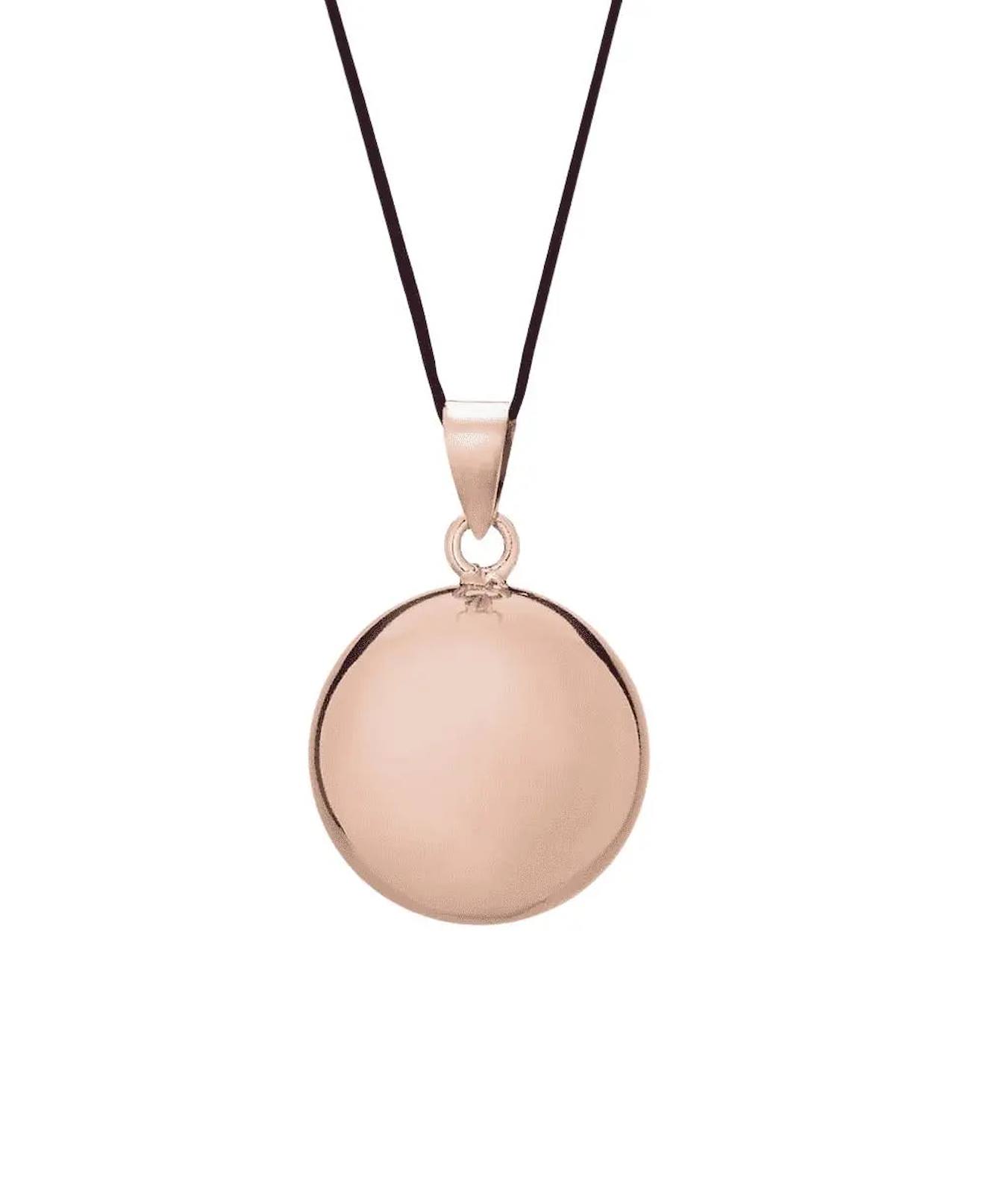 Bola De Grossesse Glossy Or Rose