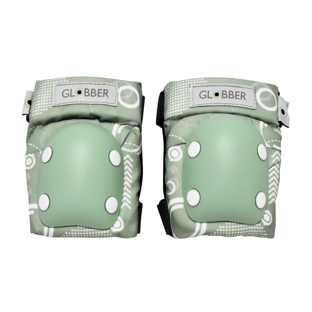 Set 2 Protections Imprimés Tout-petits (coudes Et Genoux) Vert Sauge