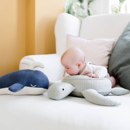Doudou peluche baleine Denim 4 - vertbaudet enfant 
