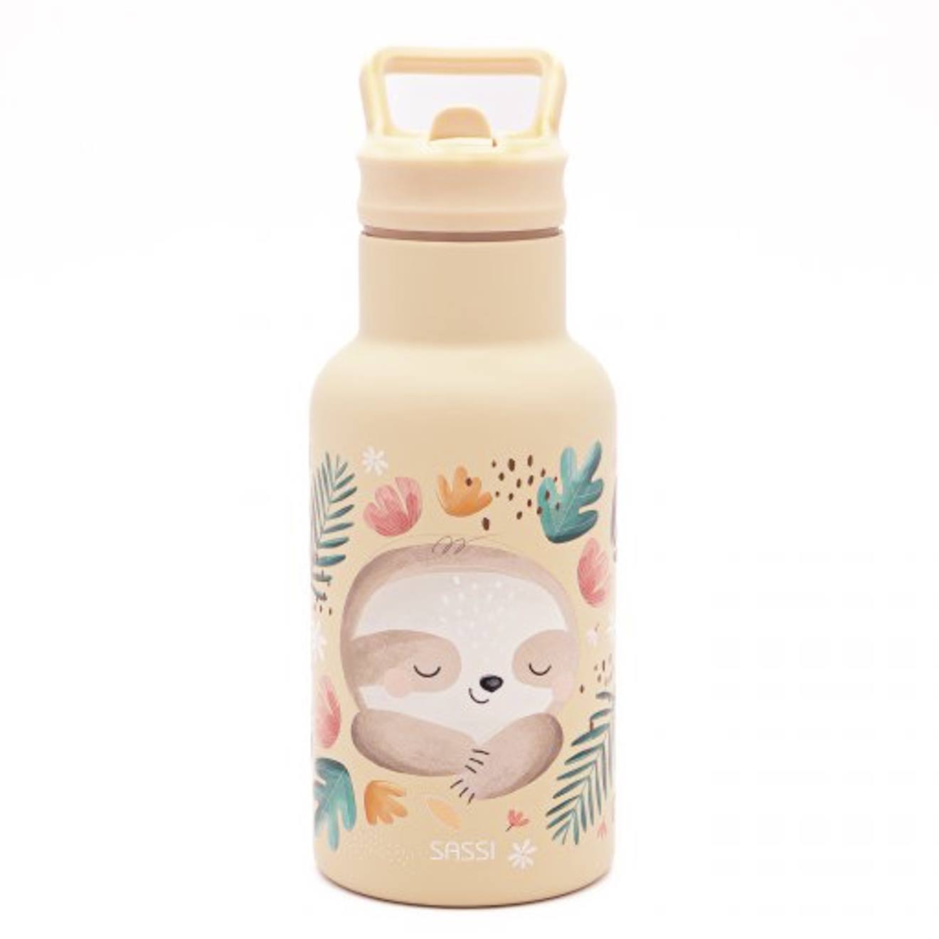 Gourde Pour Enfant En Inox Isotherme Animaux Beige