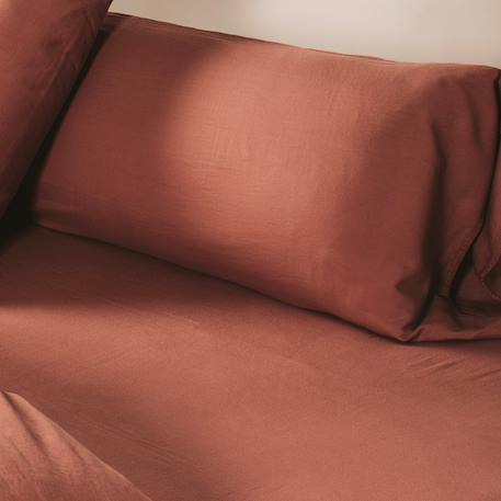 Drap housse 1 personne pur coton bio Blanc+Bleu nuit+Ecru+Eucalyptus+Gris tourterelle+Rose nude+Terracotta 40 - vertbaudet enfant 
