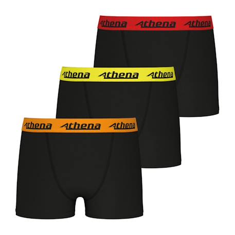 Garçon-Sous-vêtement-Slip, Boxer-Lot de 3 boxers garçon ecopack trio choc