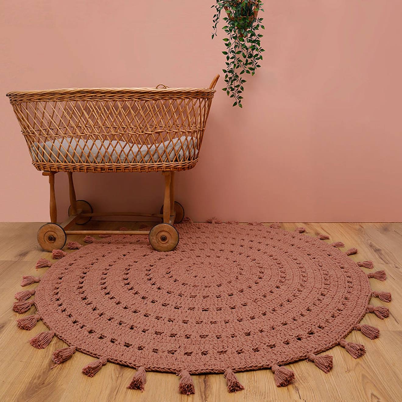 Tapis Chambre Enfant Coton Crochet Nila Liege
