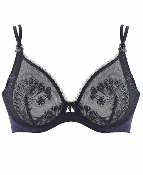 Soutien gorge classique louise grossesse et allaitement Ivoire+Marine 7 - vertbaudet enfant 