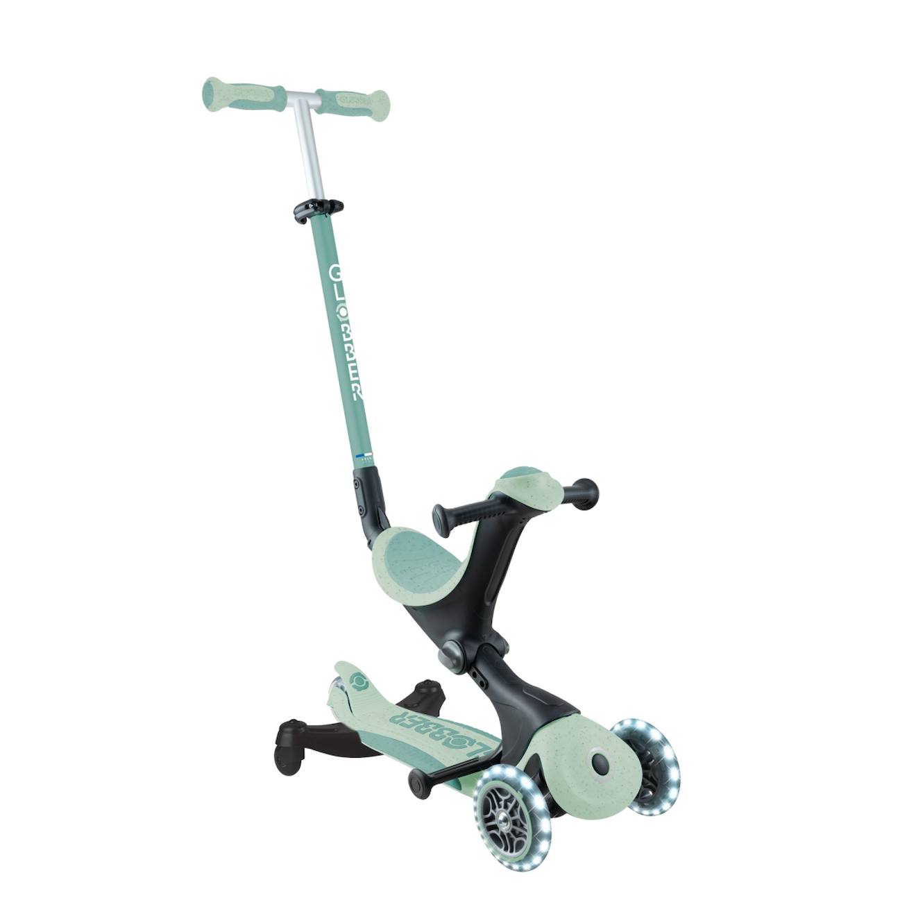 Globber - Trottinette Évolutive Go-up Deluxe Lights 360 Vert Pistache