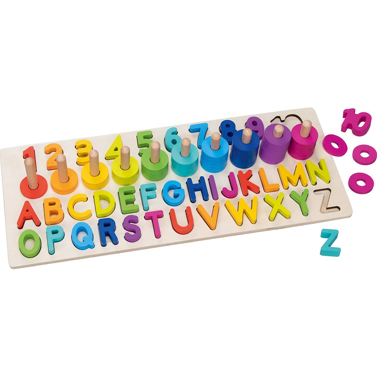 Goki - Puzzle Alphanumérique Multicolore
