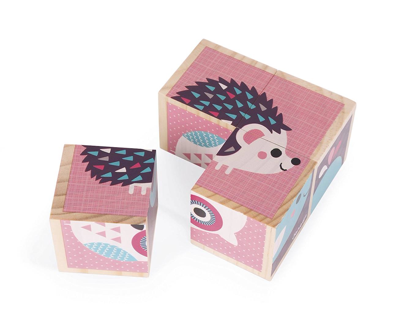 Mes Premiers Cubes - Bébés Animaux Rose