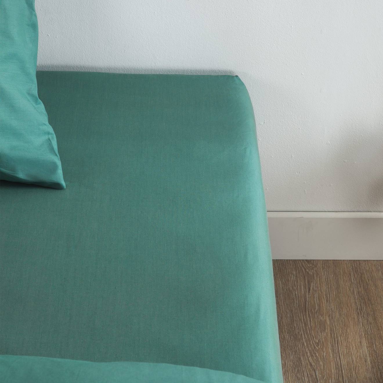 Kadolis - Drap Housse Tencel™ Et Coton Bio 1 Personne Eucalyptus