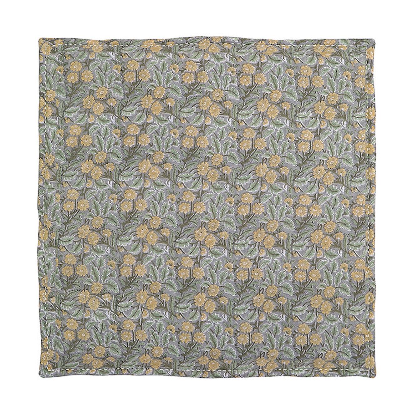 Nattiot - Tapis De Repos Bébé Coton Imprimé Fleurs Fidelia Multicolore
