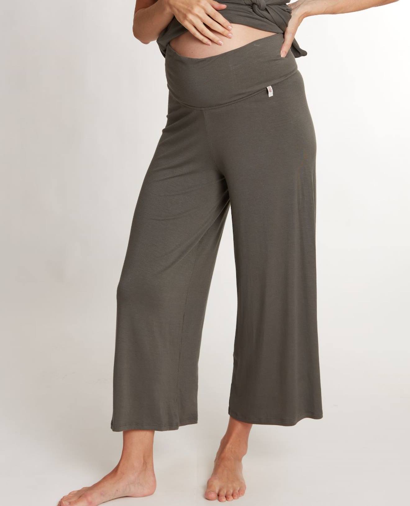 Pantalon 7/8ème De Grossesse Origin Kaki