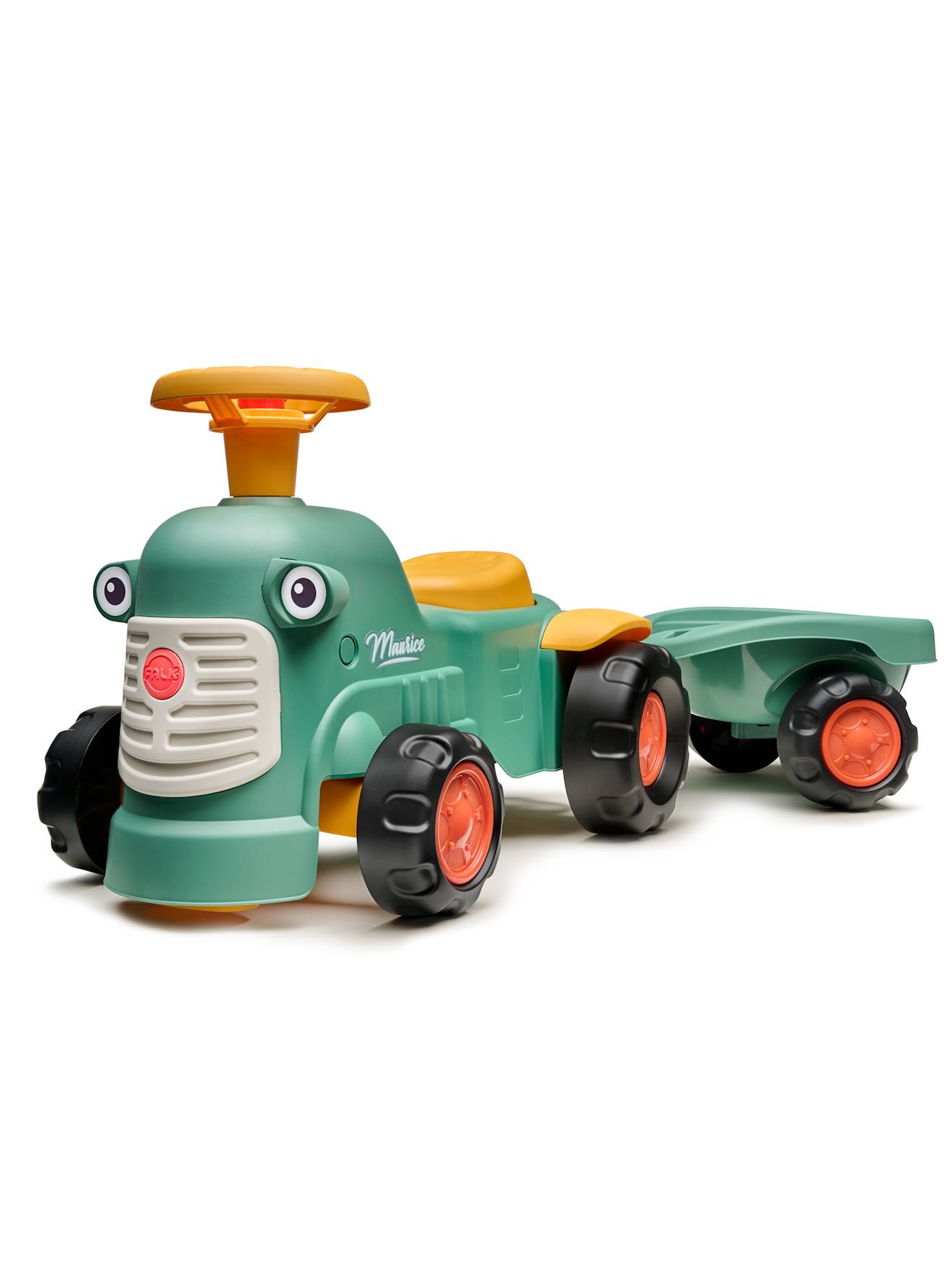 Porteur Tracteur Avec Remorque Vert Vintage