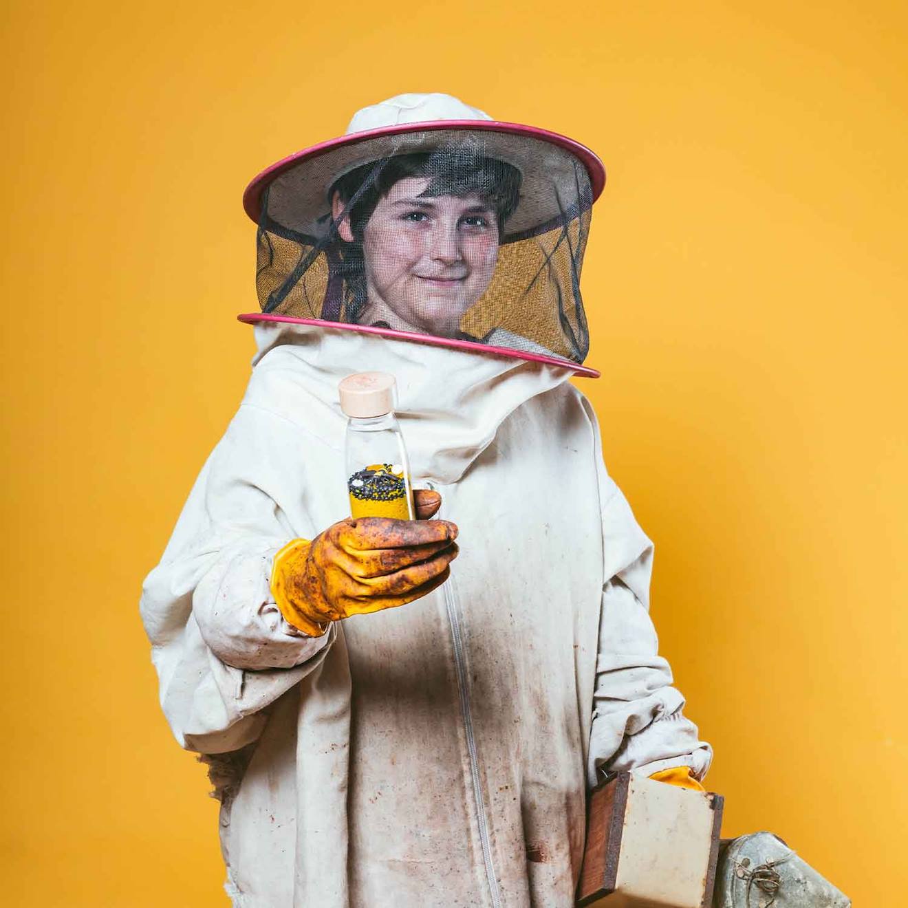 Bouteille Sensorielle Sound Jaune, Abeilles (Petit Boum) - Image 1