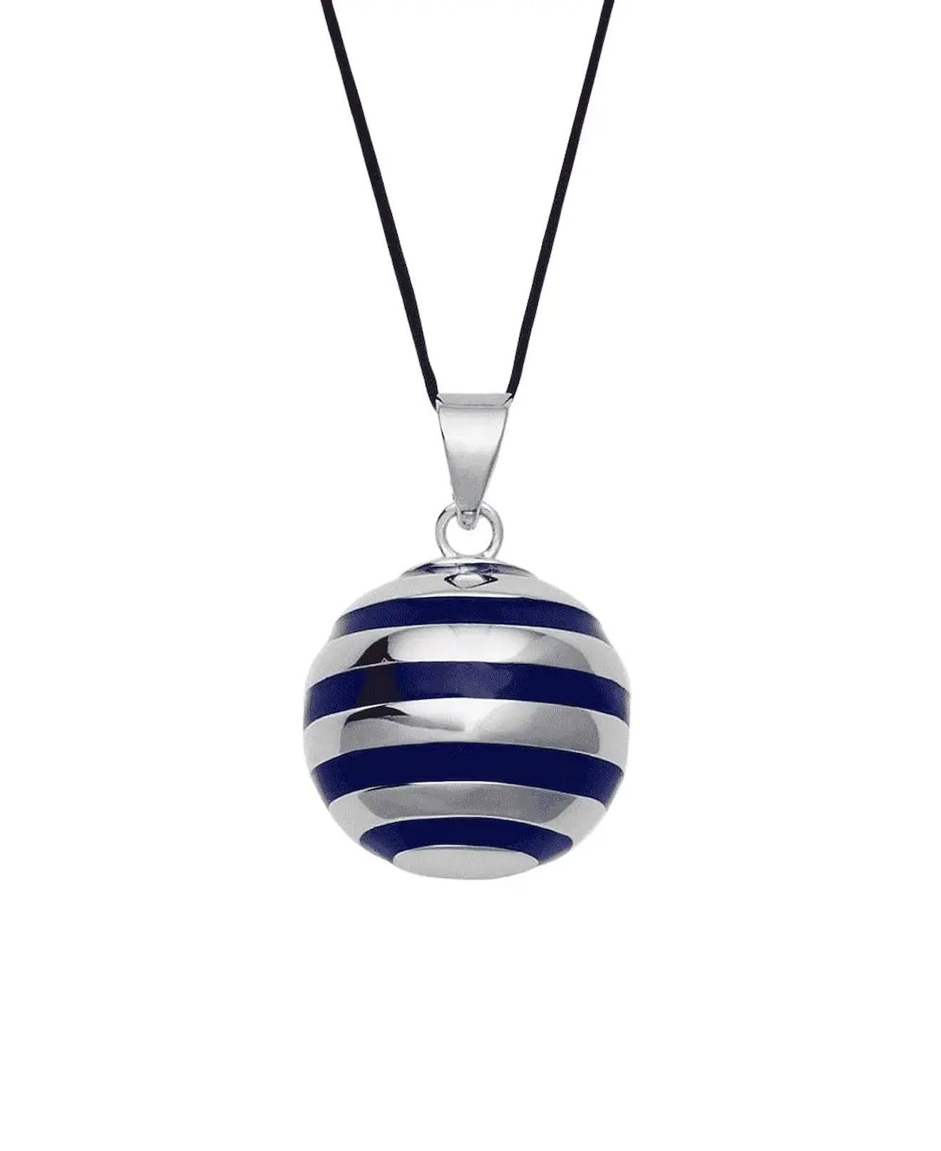 Bola De Grossesse Breton Argent / Marine
