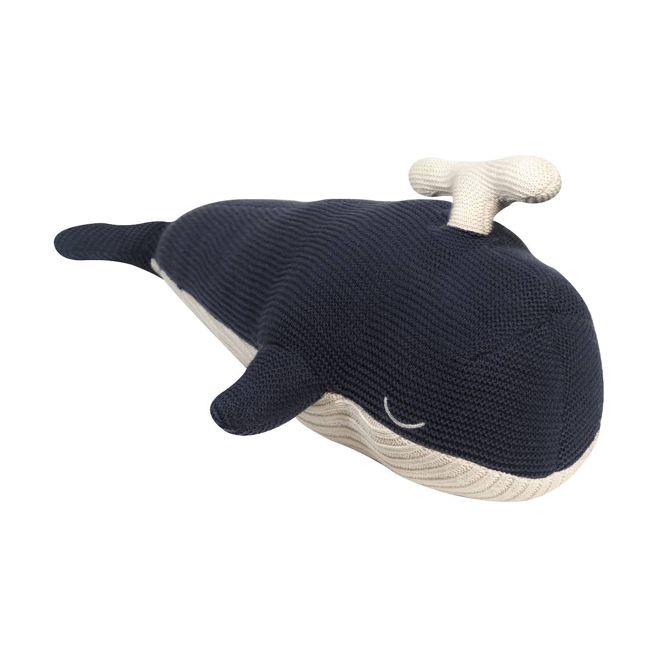 Kindsgut - Doudou Peluche Baleine Denim