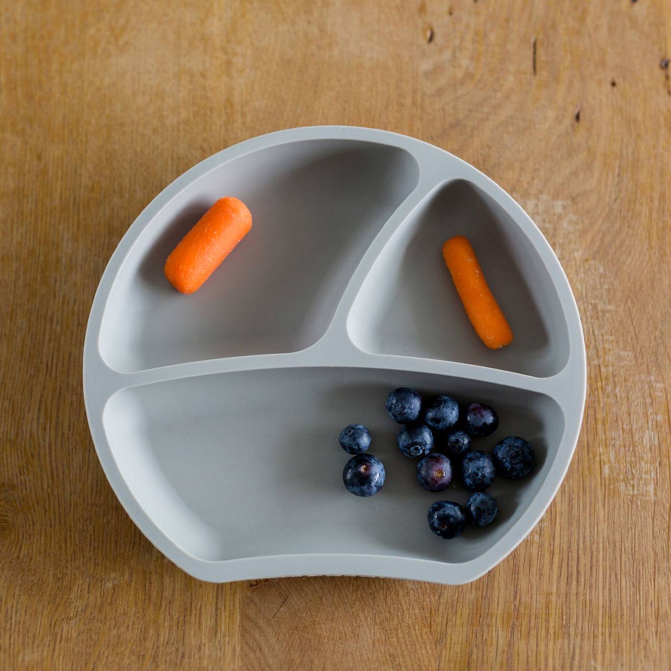 Assiette À Compartiments Avec Ventouse Gris Foncé (Kindsgut) - Image 2
