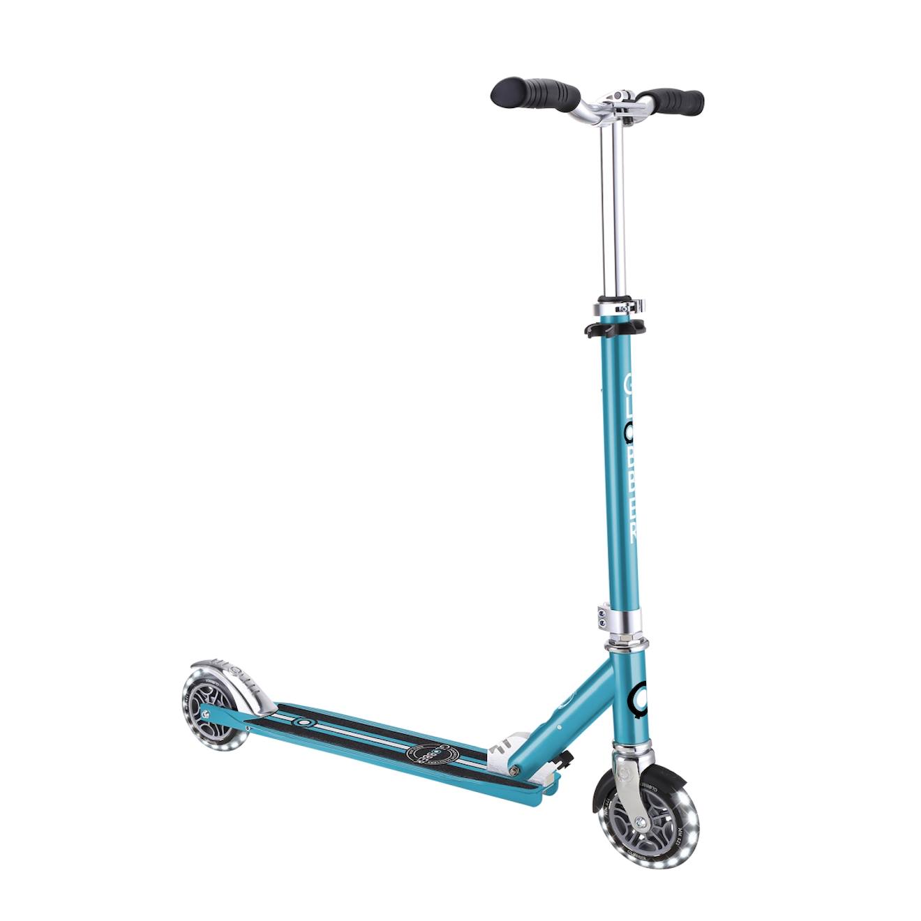 Globber - Trottinette 2 Roues Flow Element Lights Bleu Aqua