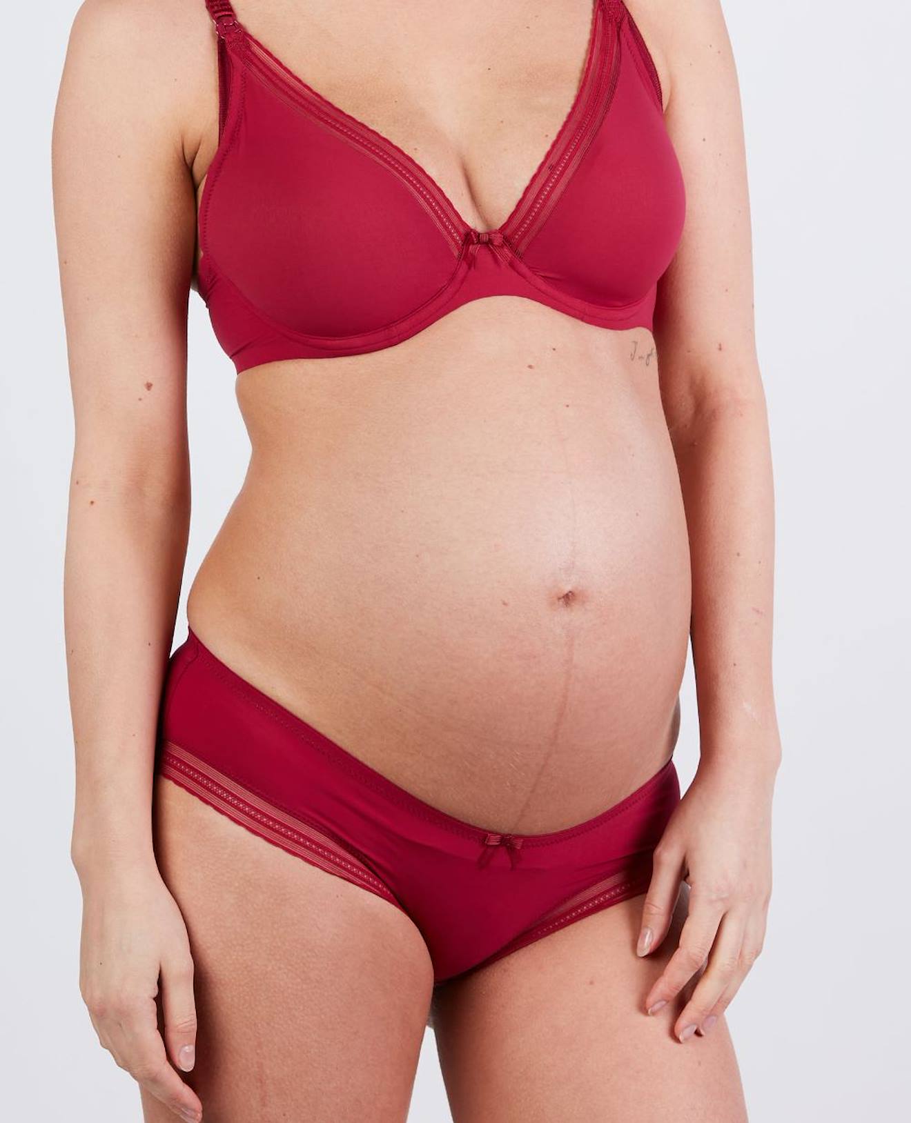 Shorty De Grossesse Milk Bordeaux