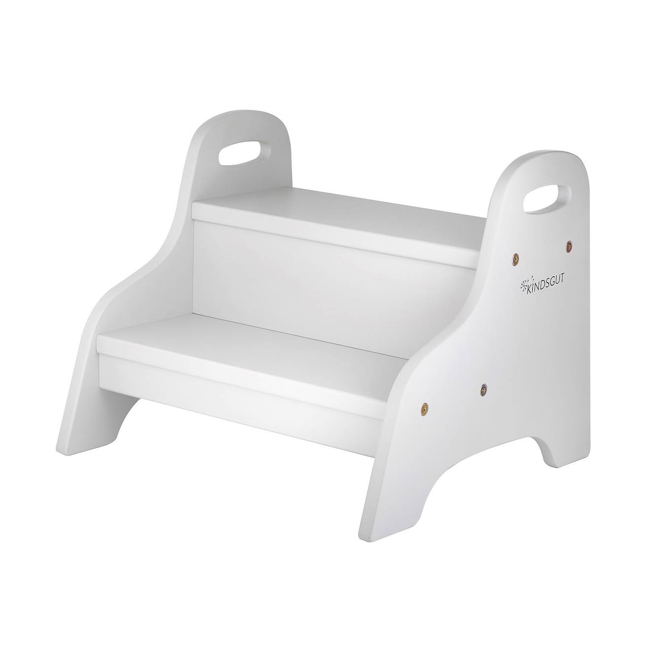 Kindsgut - Marchepied Enfant En Bois Gris Clair