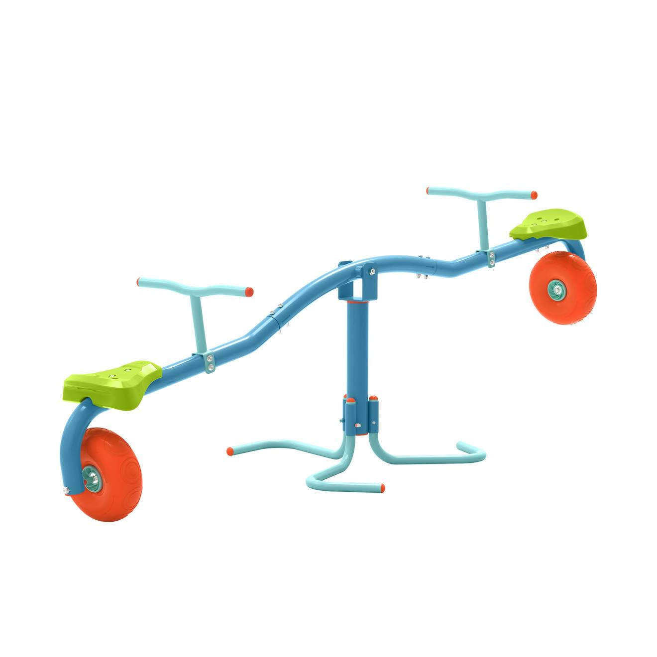 TP Toys - Trébuchet Spiro Spin Cyclone Métal Bleu - Rouge - Vert