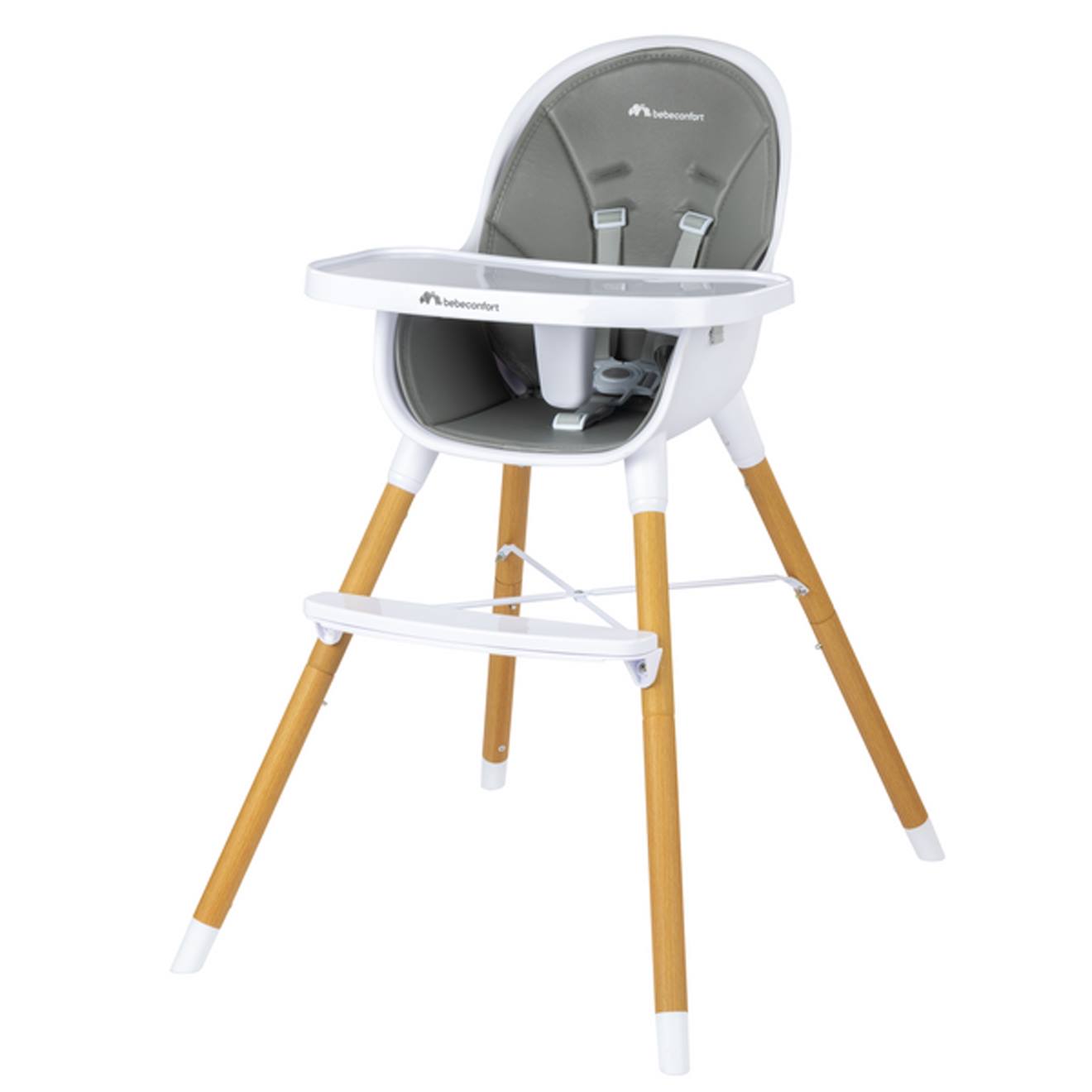Chaise Haute Bébé Évolutive 2 En 1 Avista Warm Gray