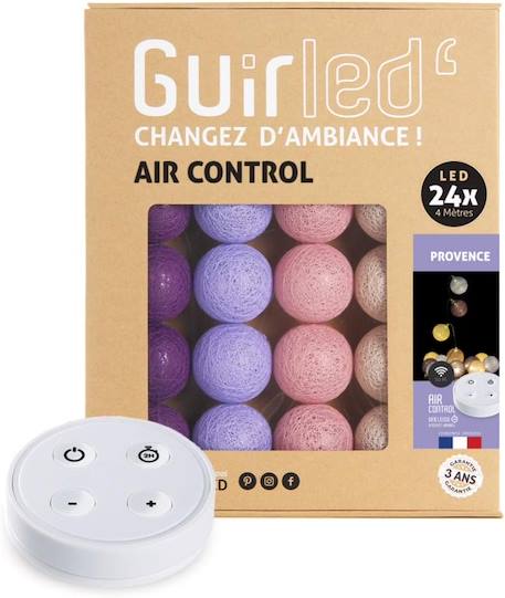 Guirlande boule lumineuse led usb télécommandée Acajou+Arlequin+Bébé+Byzantin+Chocolat+Coton+Églantine+Flocon+Horizon+Licorne+Mangrove+Messopotamia+Minuit+Océan+Ottoman+Princesse+Provence+Romania+Sauvage+Scandinave+Tagada 61 - vertbaudet enfant 