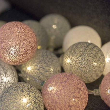 Guirlande boule lumineuse led usb télécommandée Acajou+Arlequin+Bébé+Byzantin+Chocolat+Coton+Églantine+Flocon+Horizon+Licorne+Mangrove+Messopotamia+Minuit+Océan+Ottoman+Princesse+Provence+Romania+Sauvage+Scandinave+Tagada 23 - vertbaudet enfant 