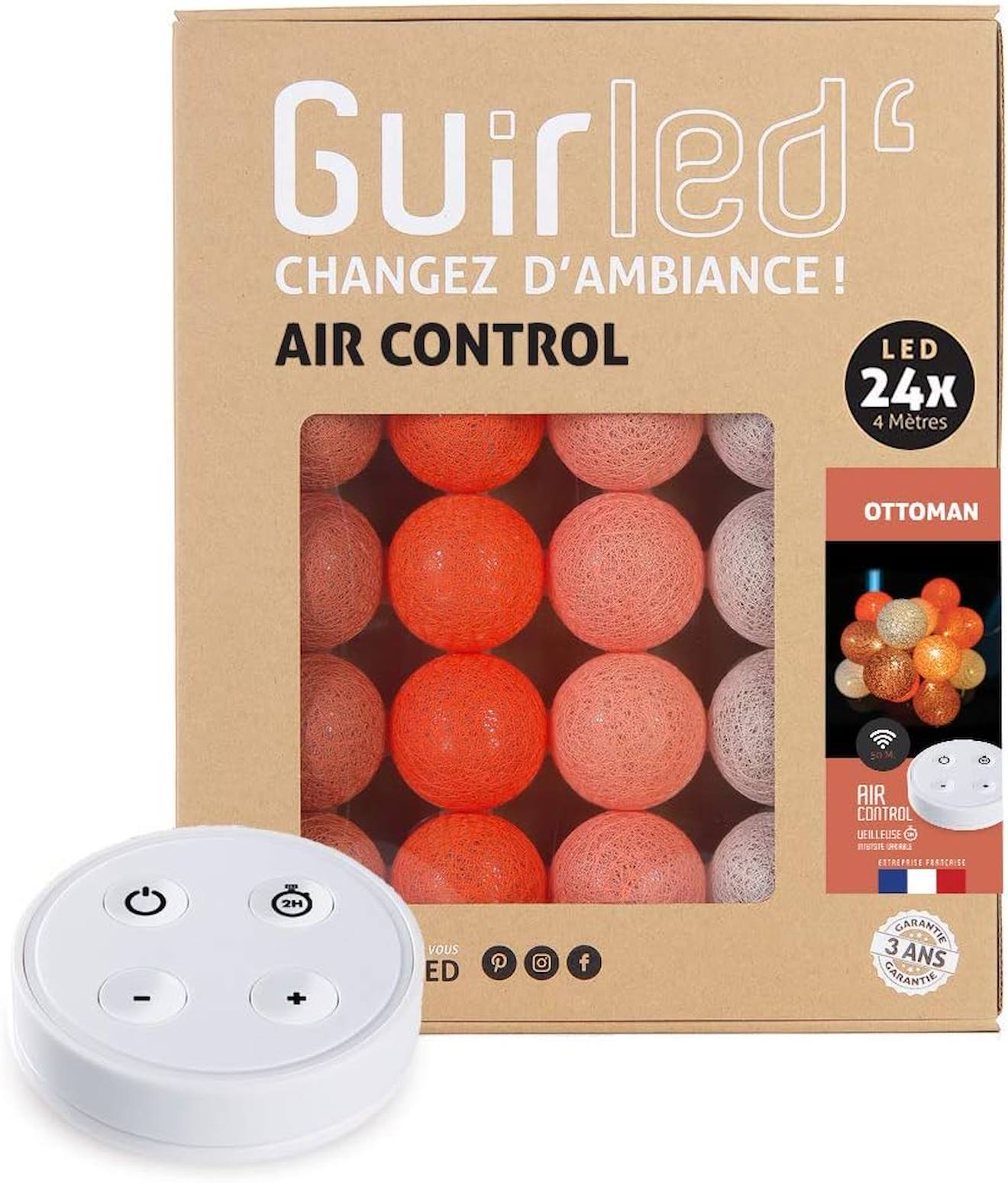 Guirlande Boule Lumineuse Led Usb Télécommandée Ottoman