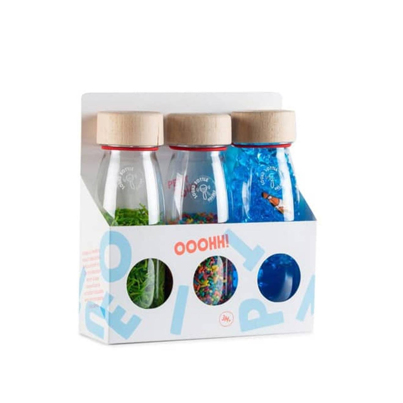 Lot De 3 Bouteilles Sensorielles Bleu, Eco (Petit Boum) - Image 1