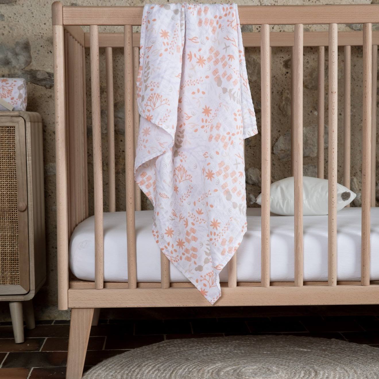 Lange Emmaillotage Coton Bio Yukari Douceur Yukari Peach